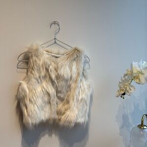 1JINN STUDIO Faux Fur Vest M 160/84A Chinese Designer Streetwear - Size M
